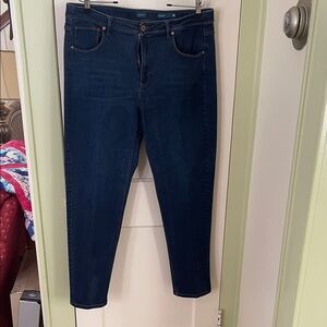 J. Jill Deep Indigo Skinny Jeans